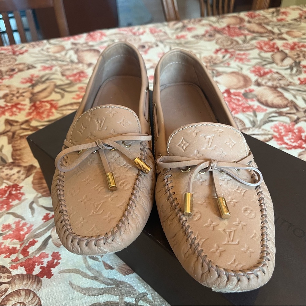 Louis Vuitton Monogram flats